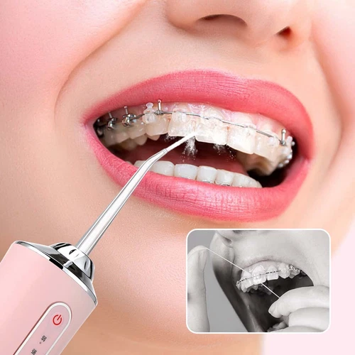 Cordless Water Flosser Jet 4 Tips Dental Floss Oral Irrigator Teeth Cleaner USB - Bild 7 von 10