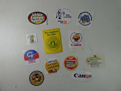 12 Aufkleber Sticker Werbung Vintage unbenutzt Yamaha Golden Team Ford E1124