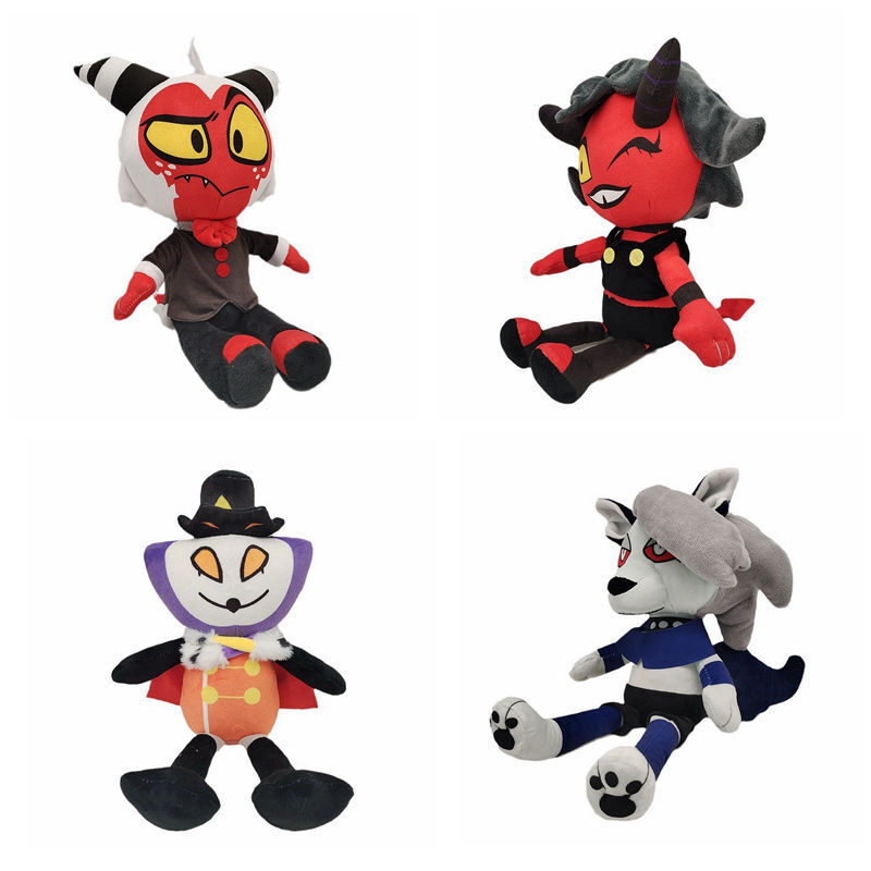 Helluva Boss Loona Moxxie Plush Doll Cosplay Prop Toys