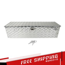 X-large 48 Aluminum Tool Box Pickup Truck Storage Underbody Trailer Flat Bed