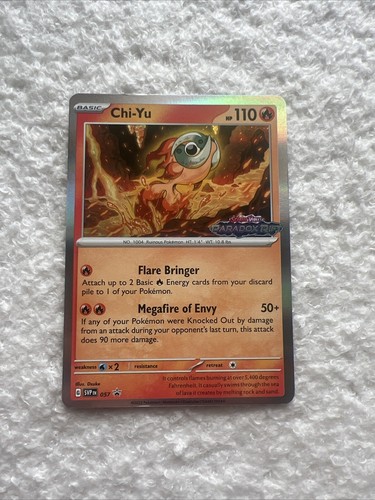 Chi-Yu Sealed Promo Deck SVP EN 057 Paradox Rift English Pokemon TCG - Picture 3 of 3