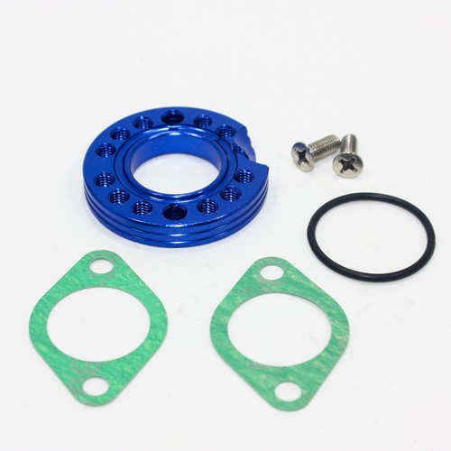BLUE 26mm Carby Carburetor Manifold Spinner Adaptor PIT PRO Quad Dirt Bike ATV - Picture 2 of 5