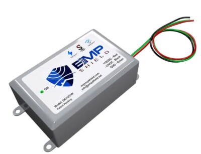 EMP Shield DC-12V-W Standard Vehicle Surge Protector EMP & CME Defense 12 Volt