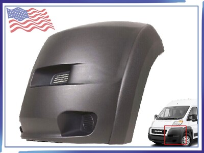 For 2019-2022 ProMaster Left Front Bumper Side End Cap Flare Black Local Pickup