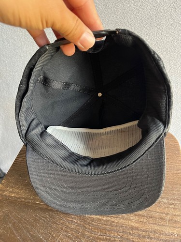 VTG 90s Winston Racing Team Hat Cap Snapback Black Suede Embroidery - Picture 9 of 10