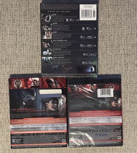 Brand New - 7-Film Alien Collection - Alien Romulus 4K & Alien 6-Films Blu Ray - Picture 2 of 5