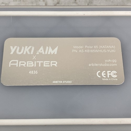 Clavier gaming Yuki Aim Polar 65 Keyboard Katana Edition Drop 2 avec boite Japon - Photo 9/10