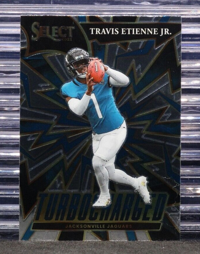 Travis Etienne Jr. 2021 Select Turbocharged #TUR-7 RC Jaguars NFL Rookie Card