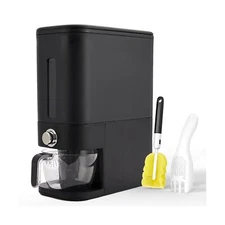 Rice Dispenser 20 lbs I Rice Storage Container 20 lbs with Sponge, Scoop & Me...