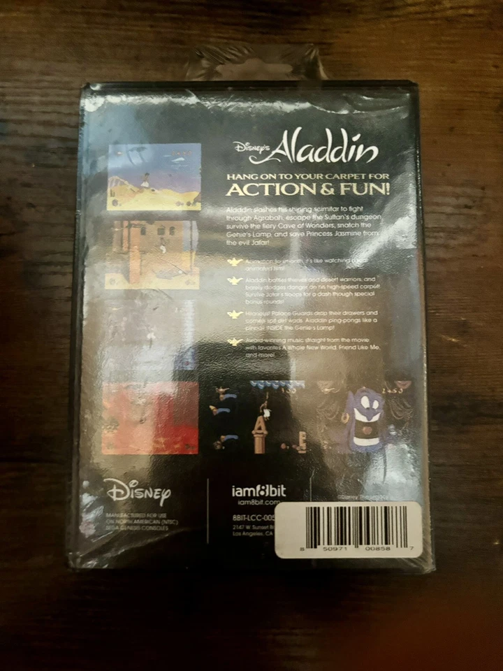 ALADDIN Sega Genesis Legacy Cartridge Collection BRAND NEW Limited /2000 Sealed. - Image 2 of 3
