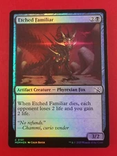 1x Etched Familiar | FOIL | March of the Machine | MTG Magic Cards
