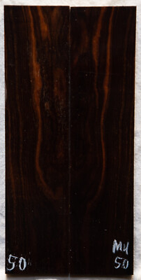 Mun Ebony #50 Knife Scales 7.7''x 1.9''x 3/8''see 100 woods in my store