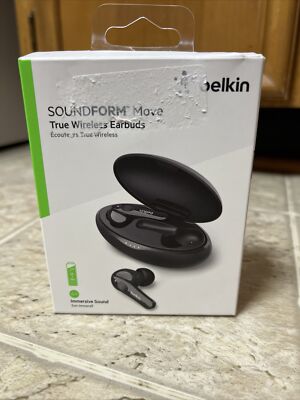 Belkin SOUNDFORM Move PAC001btBK-GR Earset