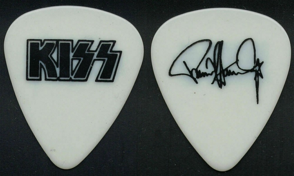 KISS-PAUL STANLEY BLACK/WHITE FAREWELL GUITAR PICK-DUNLOP