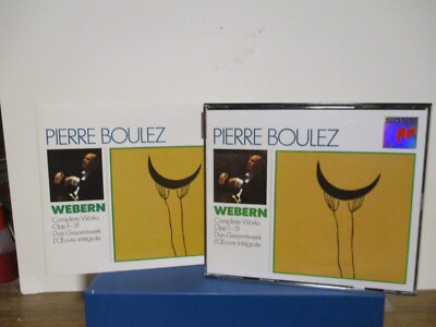 Webern: Complete Works, Op. 1-31 - Pierre Boulez - 3 CD Set - MINT