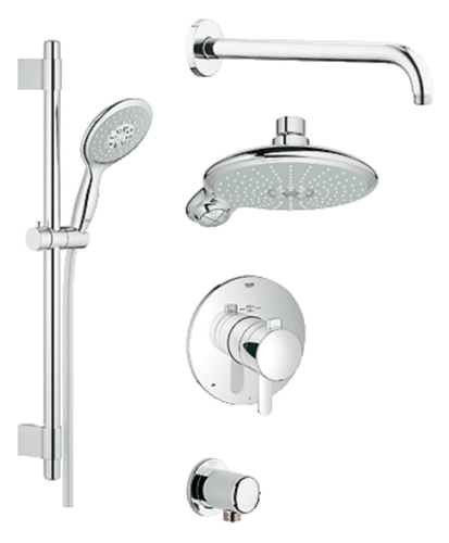 GROHE 46958DC0 Operating Unit, Silver