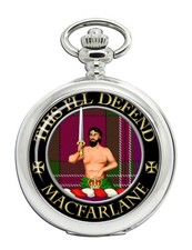 Macfarlane Scottish Clan Pocket Watch
