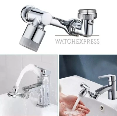 GENERICO Rubinetto Universale Snodabile Con Filtro Rotante 1080 Gradi E Getto A Spruzzo