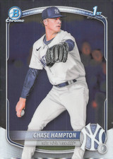 2025 Bowman - Chrome Prospects Chase Hampton #BCP-57 Yankees 1st Bowman