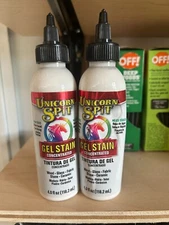 New 2-pack lot Unicorn Spit Wood Stain & Glaze 4 oz White Ning