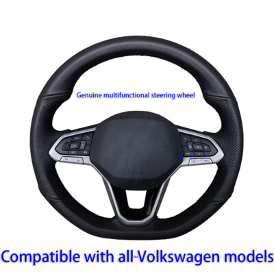 Leather Multi-function Button Steering Wheel For Volkswagen Passat Tiguan Jetta