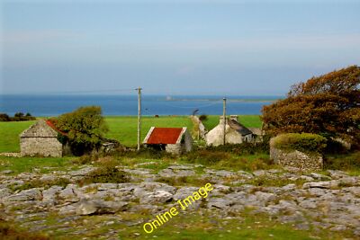 Photo 12x8 Two Small Structures with Red Roofs & Cottage between N67 & Atl c2013