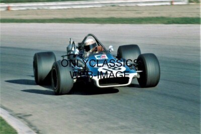 1970 JACKIE STEWART GRAND PRIX FORMULA ONE 8X12 PHOTO VINTAGE AUTO