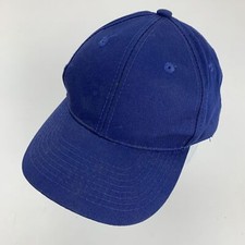Outdoor Cap Blank Blue Youth Ball Cap Hat Adjustable Baseball