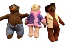 Lot of 3 Disney The Country Bears McDonald s Plush Happy Meal Toys 2002