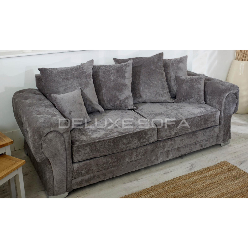 1,2,3 Seater Verona Sofa Set Loveseats Lounger Suite Settee 3+2
