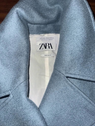ZARA MEN Rare Sold Out Bloggers Double Coat 9621/304 MEDIUM M $350 image 5