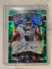 JAIVON HEILIGH 2022 Leaf Valiant Football Green Ice AUTO # 26/30 Autograph