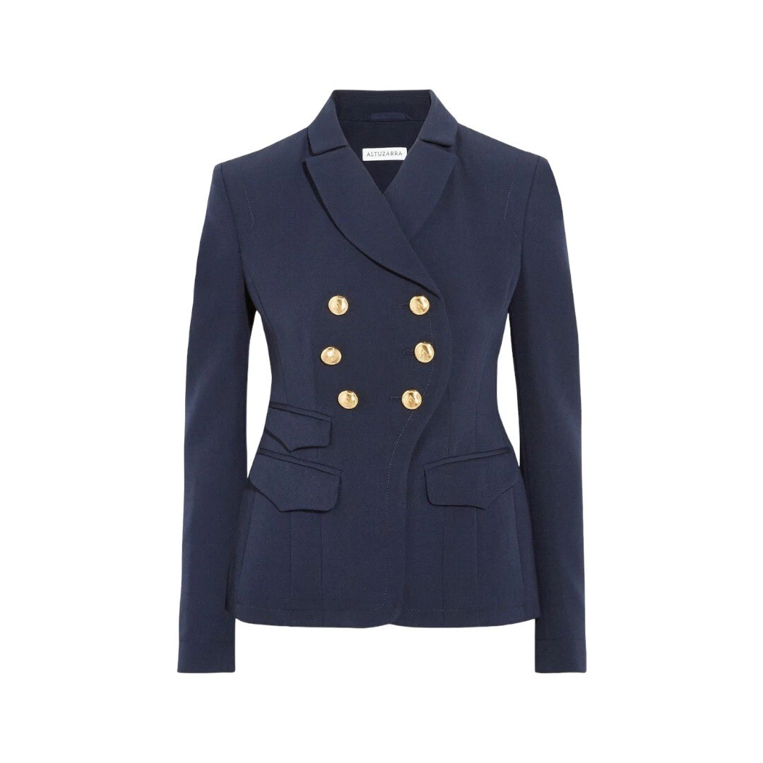 Navy blue deals military blazer