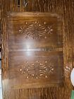 Antique grandfather clock, Side Dust Covers/Panels