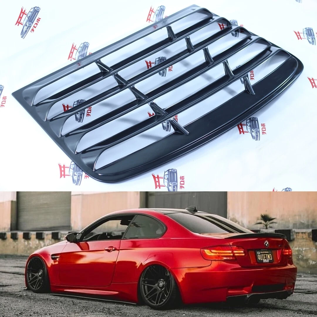 BMW E92 M3 Rear Window Louver Spoiler Coupe 3Series Sun Shade Cover ABS  plastic