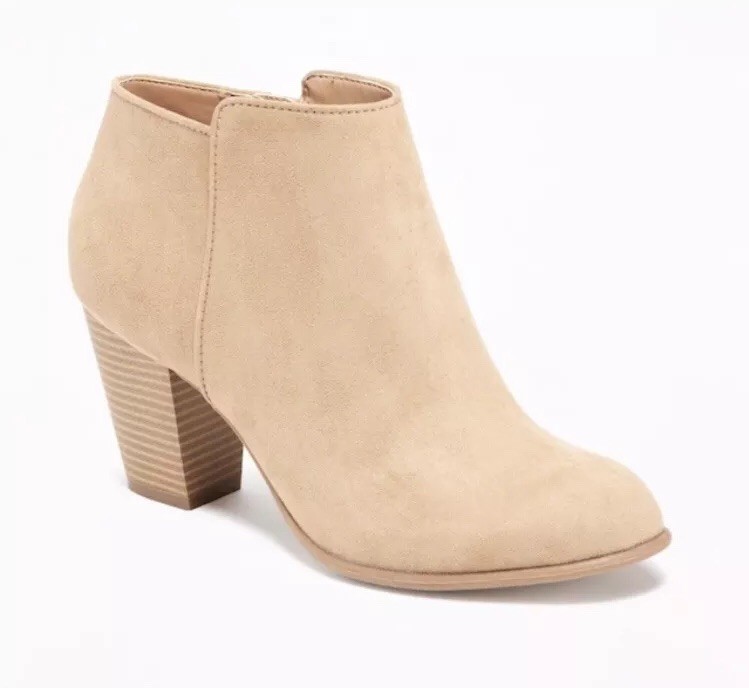 Ankle Boots Sand Color Booties Old Navy Sand Sueded Ankle Boot