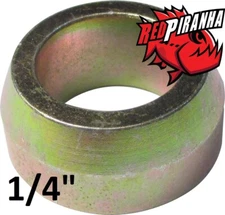 1/4" PREMIUM - RED PIRANHA- STEEL HEIM JOINT CONE SPACER ROD END HEIMS JOINTS