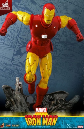 Hot Toys Iron Man Marvel Comics Meisterwerk 1/6 Dicast Iron Man - Bild 5 von 18