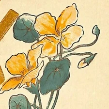 1895 String Bound Diploma & Program / Booklet 10pp. (Likely Ogontz School)