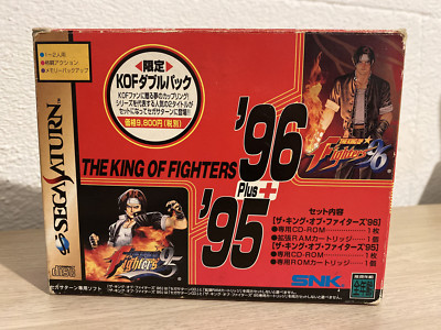 King of Fighters 96 plus 95 Sega Saturn (NTSC-J) inkl. 2 RAM Cards - SELTEN, RAR