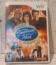 Karaoke Revolution: American Idol Encore 2 Nintendo Wii 2008 Complete w Manual