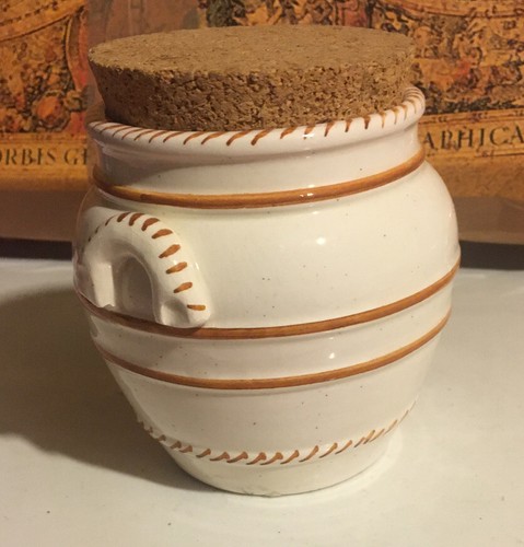 DERUTA Santucci Vaso Ceramica Tappo Sughero - Foto 2 di 4