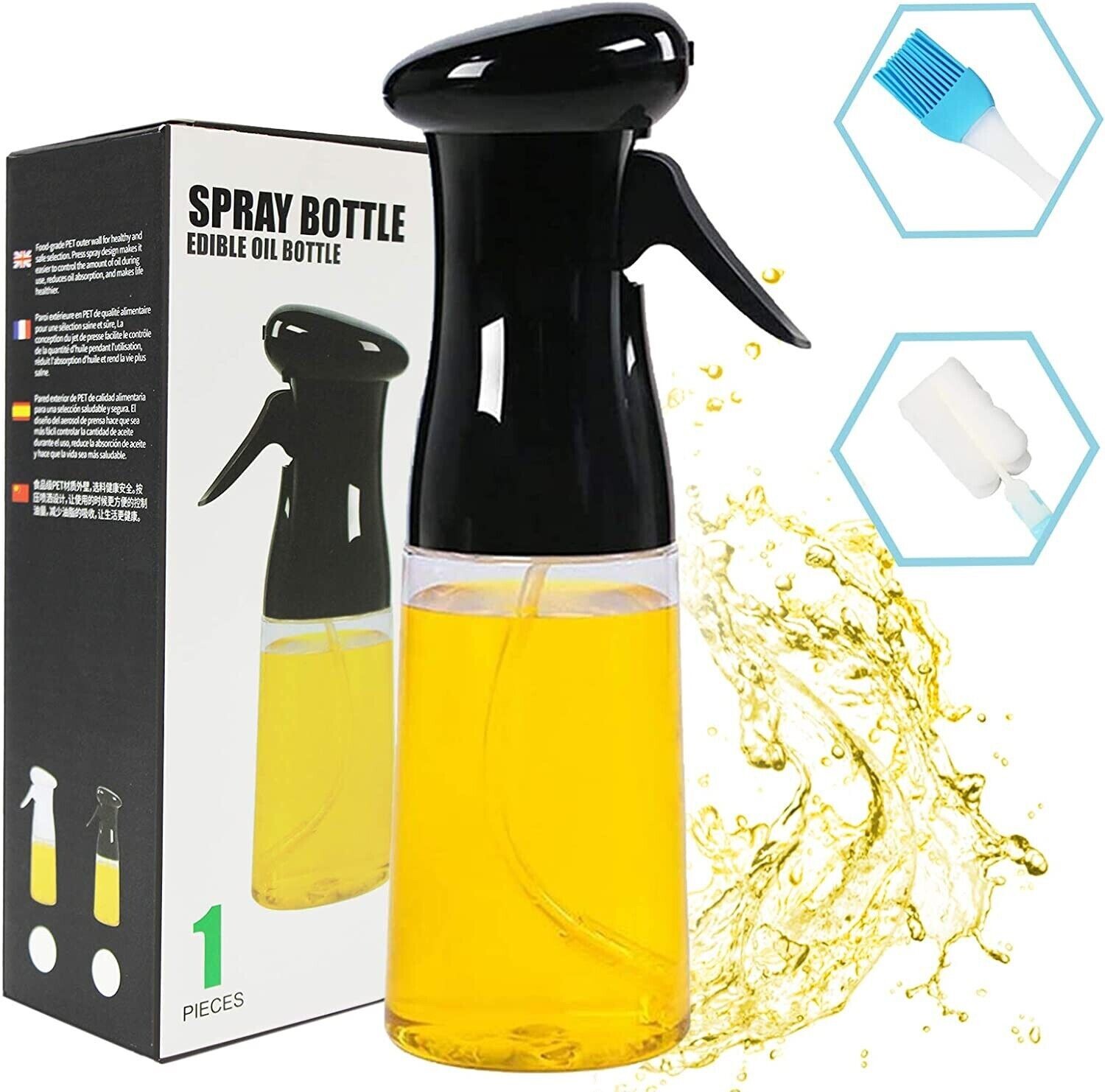 And Vinegar Mister Spray Bottle Dispenser, Food Grade, Bpa F