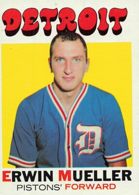 ERWIN MUELLER 1971-72 TOPPS BASKETBALL #31