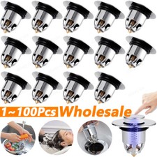 Universal Bathroom Sink Stopper Pop Up Sink Drain Plug 1.34" 1.57 Drain Holes