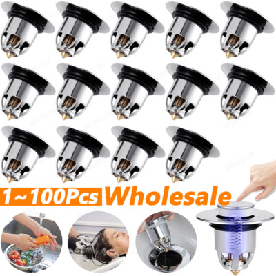 #ad Universal Bathroom Sink Stopper Pop Up Sink Drain Plug 1.34quot; 1.57 Drain Holes $93.67