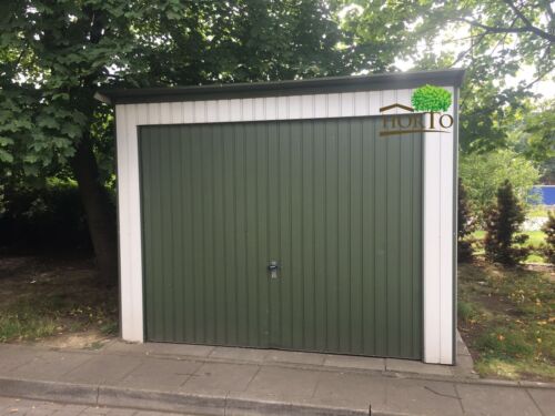 4,5x4 Schuppen Blechgarage Fertiggarage Metallgarage Lagerhalle* - Bild 2 von 3