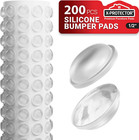 X-Protector Cabinet Door Bumpers 200 PCS – 1/2" Silicone Clear Bumpers – Ideal C