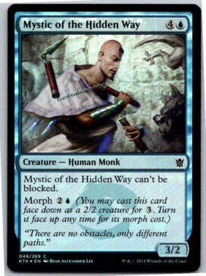 Magic the Gathering Mystic of the Hidden Way Khans of Tarkir Foil x1 MTG