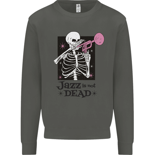 Jazz Is Not Dead Skeleton Kids Sweatshirt Sweater - Picture 58 of 82